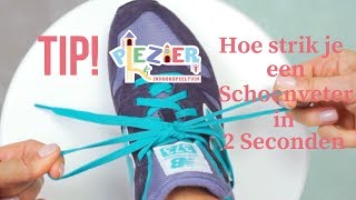 Kijk TIP van Indoorspeeltuin Plezier  Leer je kinderen veters strikken in 2 seconden [upl. by Nicolle144]