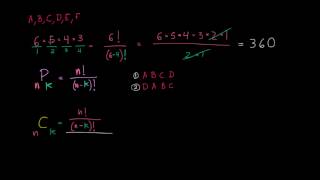 Fórmula de número de combinaciones [upl. by Harlen]