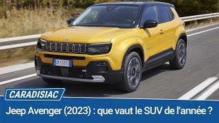 Essai vidéo  Jeep Avenger 2023  que vaut le petit SUV électrique élu voiture de lannée [upl. by Medlin800]