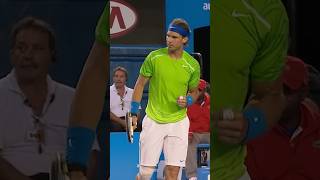 Nadal amp Federers STUNNING rally 😱 [upl. by Furnary]