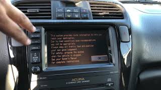 How to retrieve the navigation serial number from Acura MDX so you can get unlock code [upl. by Laitselec]