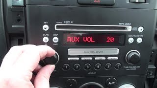 Suzuki Aux Stereo Input Mod [upl. by Haceber384]