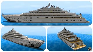 Minecraft How to Build a Yacht in Minecraft Part 1 Solandge  Minecraft Yacht Tutorial [upl. by Cruz]