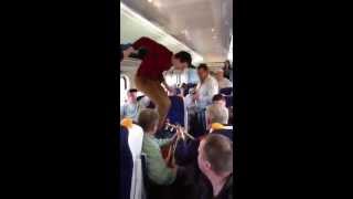 Incredible Irish Dancing amp Trad Session on Dublin Train to Galway [upl. by Yrreg]