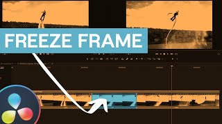 DaVinci Resolve 18  Freeze Frame [upl. by Maier108]