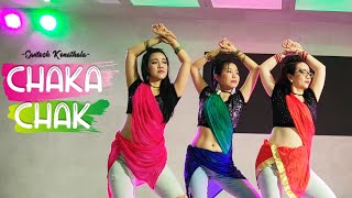 Chaka Chak Dance for Beginners  A R Rahman Akshay Kumar Dhanush Shreya  Santosh Choreography [upl. by Burr]