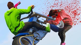 SMASHING SNIPERS AT 200MPH GTA 5 Funny Moments [upl. by Jethro]