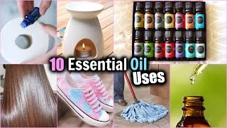 10 EVERYDAY USES OF ESSENTIAL OILS │HOW TO USE ESSENTIAL OILS │ Essential Oil DIYs [upl. by Nonez65]