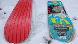 SNOWSKATE vs SKATE DECK [upl. by Georgianna397]