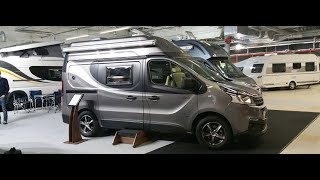 Tiny fully equipped camper  Globe Traveller Talento tour [upl. by Atinas4]