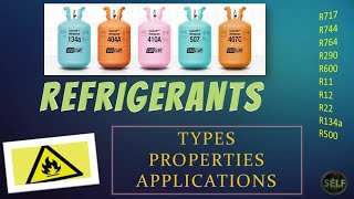 Refrigerants  Types  Properties  Applications [upl. by Mychal]