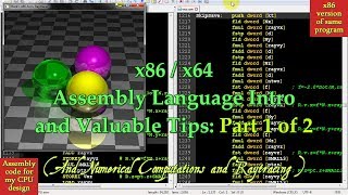 x86x64 Assembly Language Intro and Valuable Tips pt 12 [upl. by Elexa223]