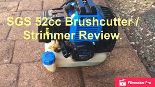 SGS Engineering Brush Cutter  Strimmer Review amp Working  Great Value [upl. by Nidraj652]