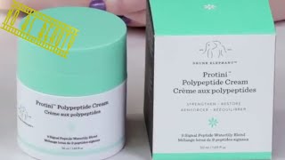 Drunk Elephant 🆕 Protini Polypeptide 🐘 Cream Review and Ingredients Information [upl. by Helmer517]