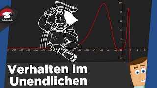 Verhalten im Unendlichen einfach erklärt  Grenzwerte berechnen  Limes  Grenzwerte erklärt [upl. by Newfeld911]