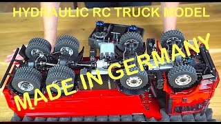 RC TRUCK ACTION REVIEW  MAN TGS 8x8 DUMP TRUCK  ScaleART [upl. by Llemmart]