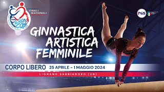 CORPO LIBERO  Domenica 28 Aprile  PGS Don Bosco Cup 2024 Finali Nazionali Ginn Artistica [upl. by Jenelle]