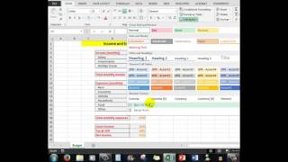 How to color code cells in Excel worksheets using Cell Styles [upl. by Nelleyram]