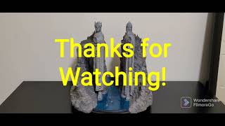 The Argonath Environment Lord of the Rings Statue Unboxing and Quick Look Review [upl. by Verne239]