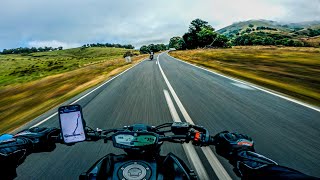 Into the Cloud  YAMAHA MT07 AKRAPOVIC 4K [upl. by Ajam]