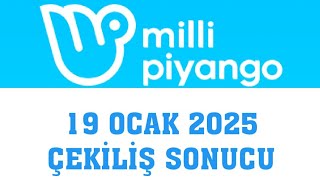 Milli Piyango Çekiliş Sonuçları 19 Ocak 2025 [upl. by Swann]