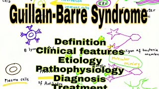 GuillainBarré Syndrome  Explained In Hindi  Causes Pathophysiology signs amp symptoms [upl. by Neelyhtak]