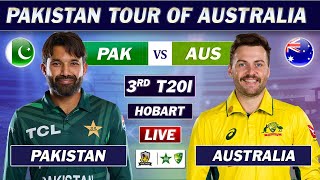 PAKISTAN vs AUSTRALIA 3rd T20 Match LIVE COMMENTARY  PAK vs AUS T20 MATCH LIVE  PAK BAT [upl. by Olotrab]