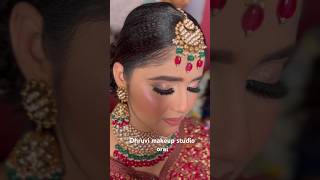 Dhruvi makeup studio orai luxurious bride 👰‍♀️ wedding makeup open contact 8858562044 8009314936 [upl. by Lurleen]