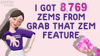 NO VPN USED 8769 ZEMS from Grab That Zem in ZEPETO [upl. by Aicertap781]