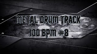 Groovy Modern Metal Drum Track 100 BPM  Preset 20 HQHD [upl. by Eelatan]