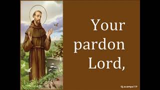 Prayer of Saint Francis with Lyrics [upl. by Ibbetson]