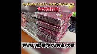 TECHNOSPORT COLLAR GANESH PRINT TEES WHOLESALE RAJMENSWEAR [upl. by Killarney]