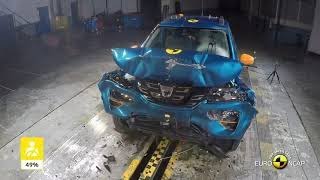 Euro NCAP Crash amp Safety Tests of Dacia Spring 2021 [upl. by Quirk]