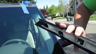 How To Install The A Pillar Windshield Molding On A Ford Flex [upl. by Nairb906]