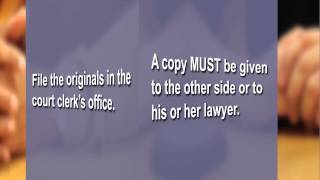 Motions Part 1 How to ask the court for something [upl. by Eidoj]