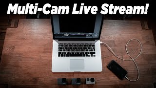 How to setup a Multi Camera Live Stream Professional Multi Camera Setup Facebook and Youtube Live [upl. by Nahtaneoj]