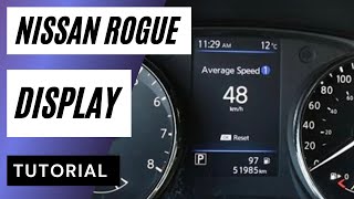 Exploring The 2019 Nissan Rogues Advanced Driver Display [upl. by Ube]