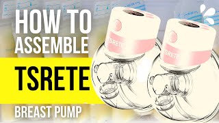 How to use tsrete  hands free breast pump [upl. by Akim]