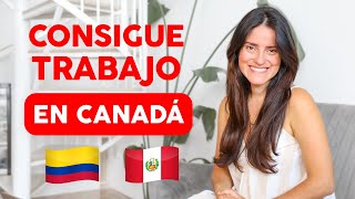 Conseguir la oferta de EMPLEO en CANADÁ [upl. by Apul]