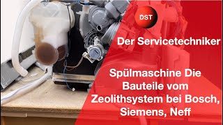 Spülmaschine Die Bauteile vom Zeolithsystem bei Bosch Siemens Neff [upl. by Beckie]