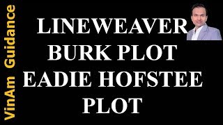 Lineweaver Burk and Eadie Hofstee plot [upl. by Lancaster]