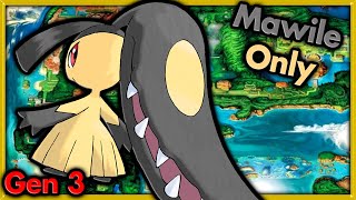 Can I Beat Pokemon Emerald with ONLY Mawile 🔴 Pokemon Challenges ► NO ITEMS IN BATTLE [upl. by Notyep594]