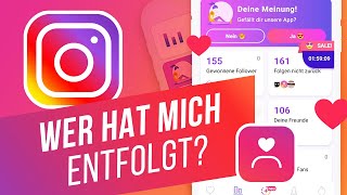 Herausfinden wer dir nicht zurück folgt  Mit der Instagram App – UnFollowers for Instagram [upl. by Dinsdale]