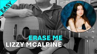 Erase Me  Lizzy McAlpine 🇺🇸「Rhythm Guitar Cover」 [upl. by Adyam73]