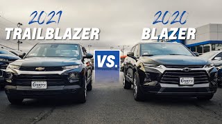 The Chevrolet TRAILBLAZER vs BLAZER COMPARISON [upl. by Gorton]