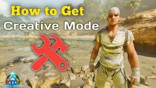 How to Get Creative Mode in ARK Ascended  Ark Survival Guide [upl. by Atilemrac]