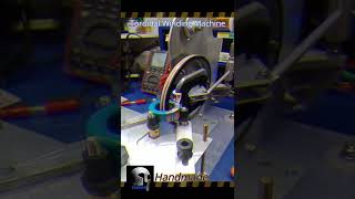 Handmade Toroidal Winding Machine in Progress Step 2 [upl. by Ipoillak375]