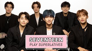 Seventeen Reveals Whos the Most Romantic the Sweetest and More  Superlatives [upl. by Leunamnauj]