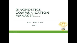 Diagnostic Communication Manager  DCM  AUTOSAR  UDS  ISO14229  AUTOMOTIVE [upl. by Pincas]