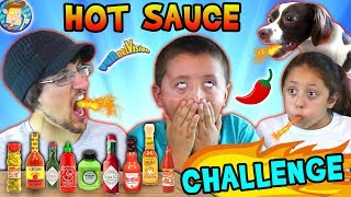 HOT SAUCE CHALLENGE Spicy Alert Waahhh Wahhhh FUNnel Vision Tries 15 Spicy Bottles [upl. by Virgie]